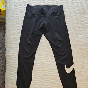 Nike Black and White Leggings
